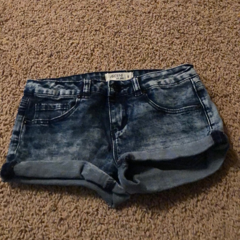 denim shorts